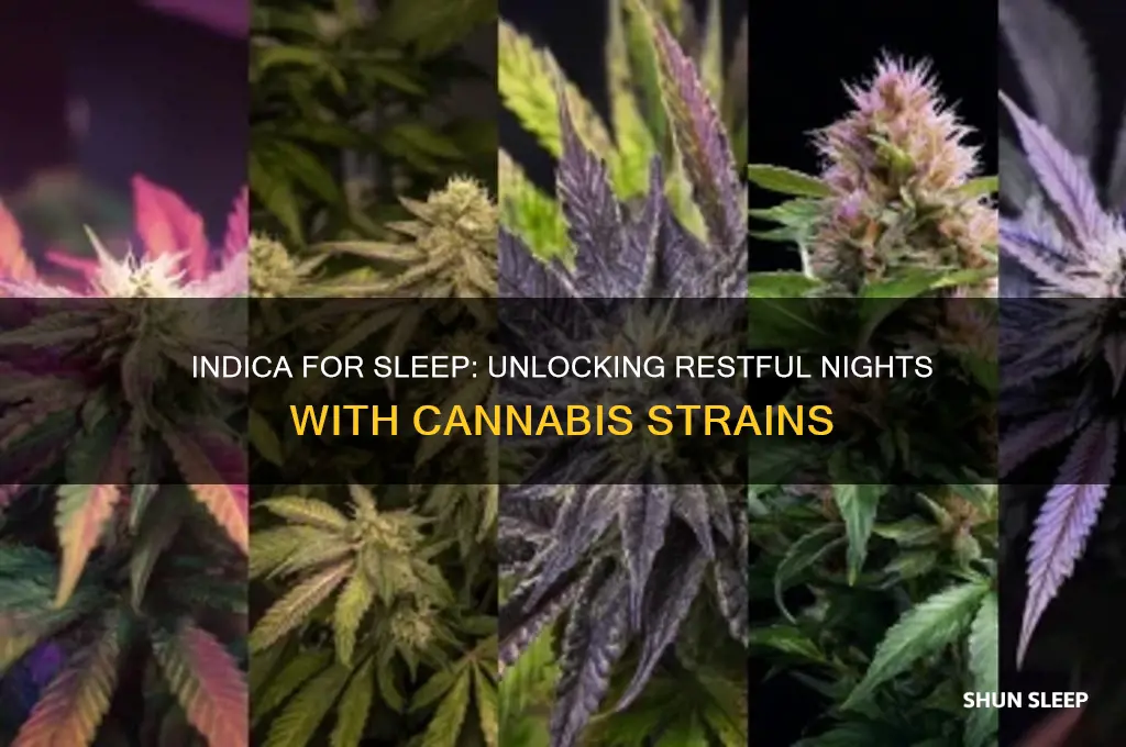 does indica help you sleep