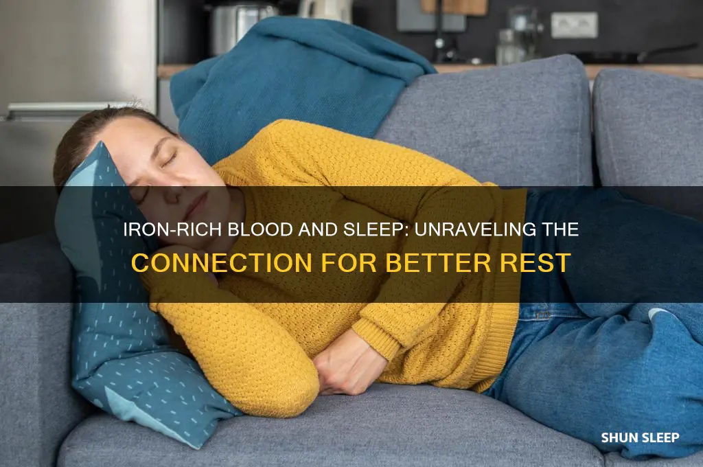 does iron-rich blood help you sleep