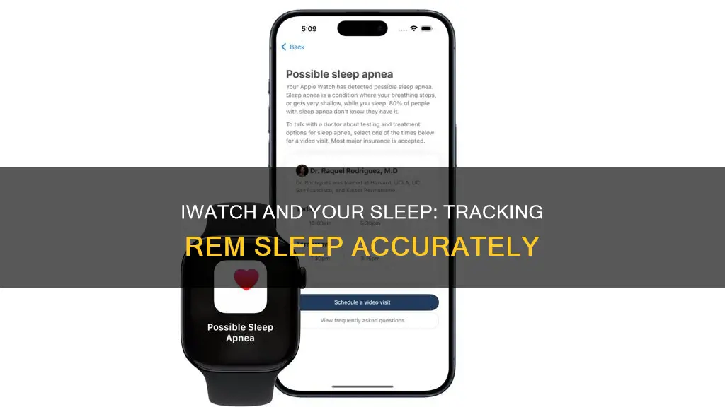 does iwatch track rem sleep