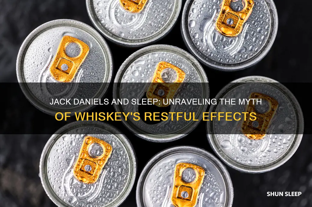 does jack daniels help you sleep