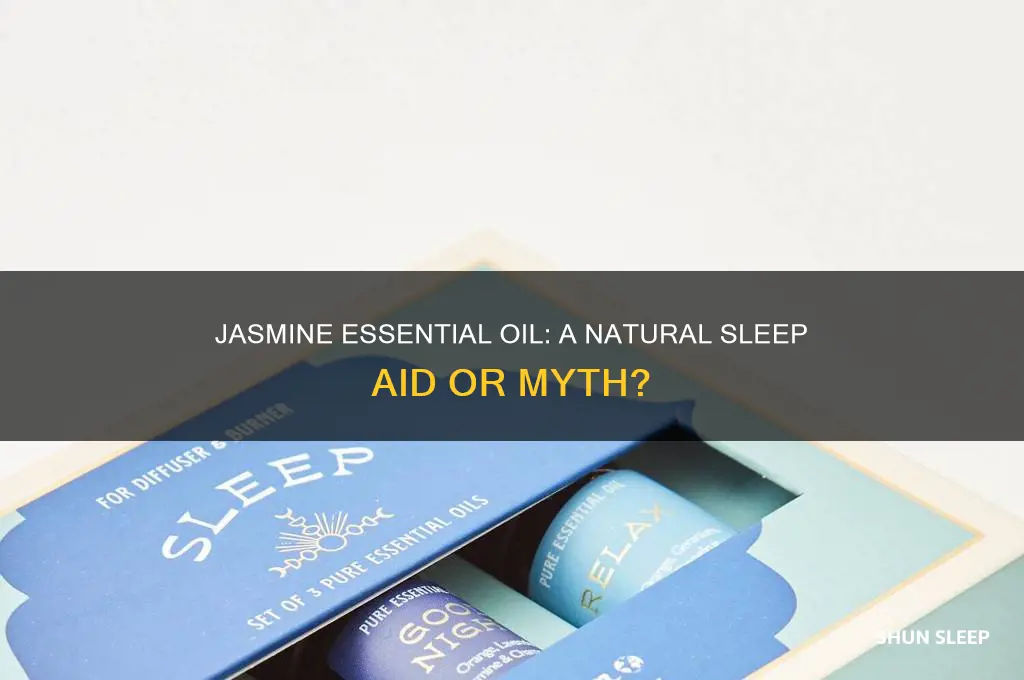 does jasmine essential oil help you sleep