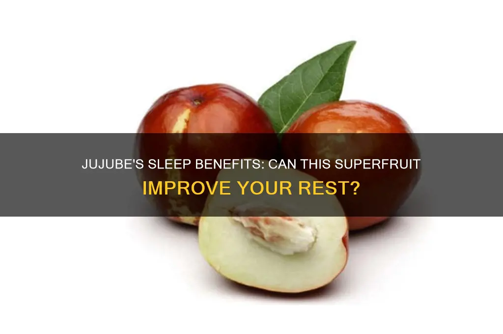 does jujube help with sleep