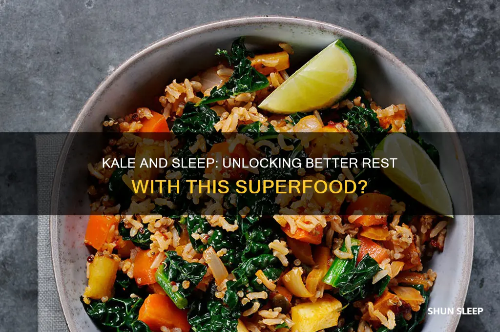 does kale help you sleep