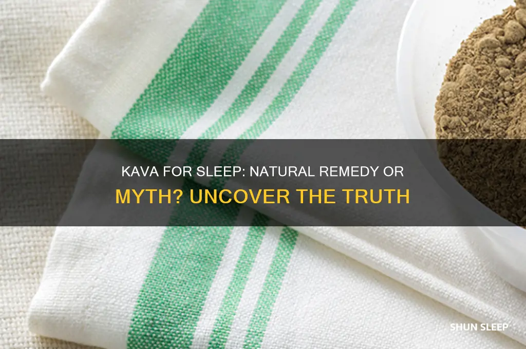 does kava help you sleep