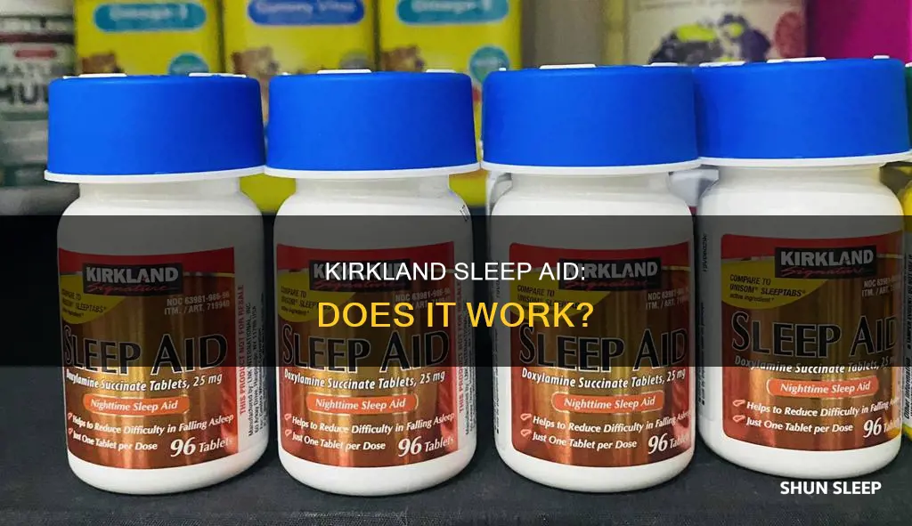 does kirkland sleep aid work