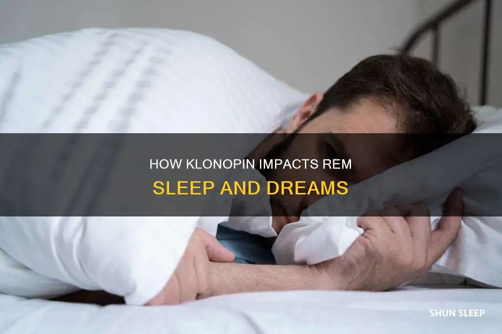 does klonopin interfere with rem sleep