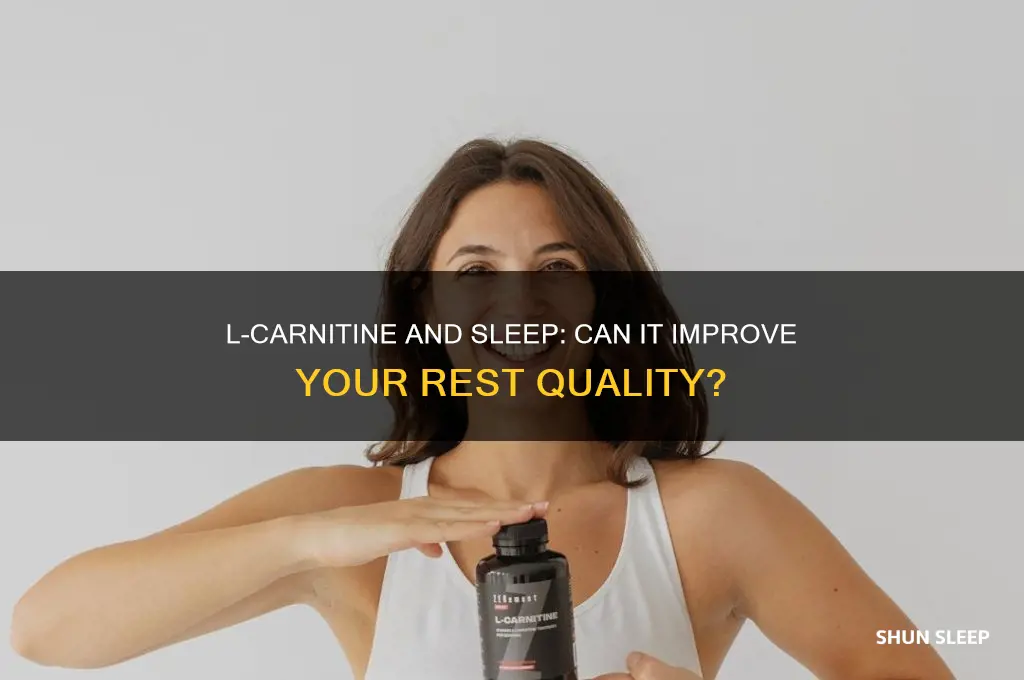does l carnitine help you sleep