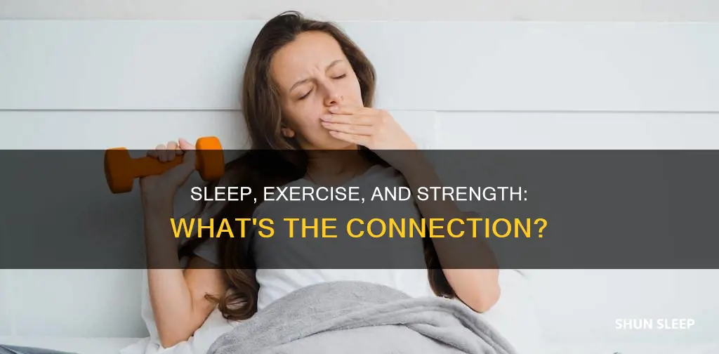 does lack of sleep and working out build strenght