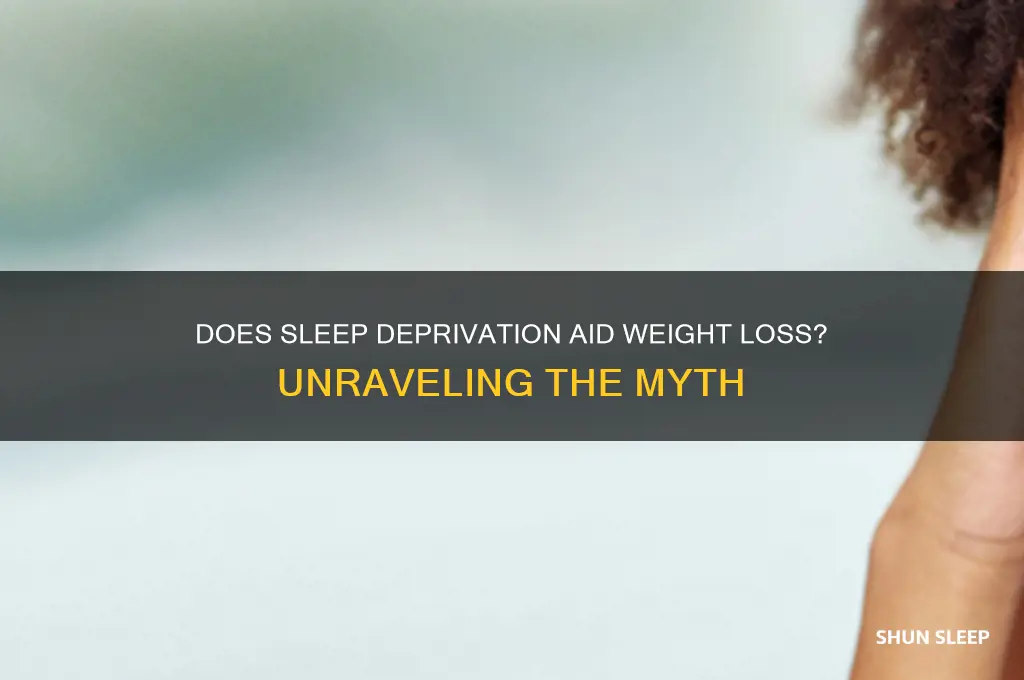 does lack of sleep help lose weight