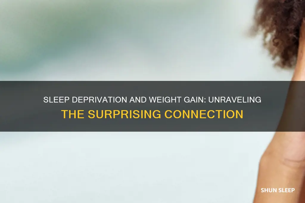 does lack of sleep helps you to gain weight