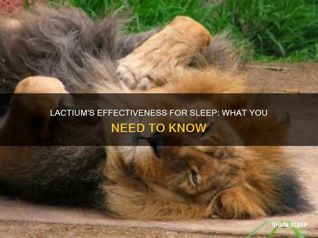 does lactium work for sleep