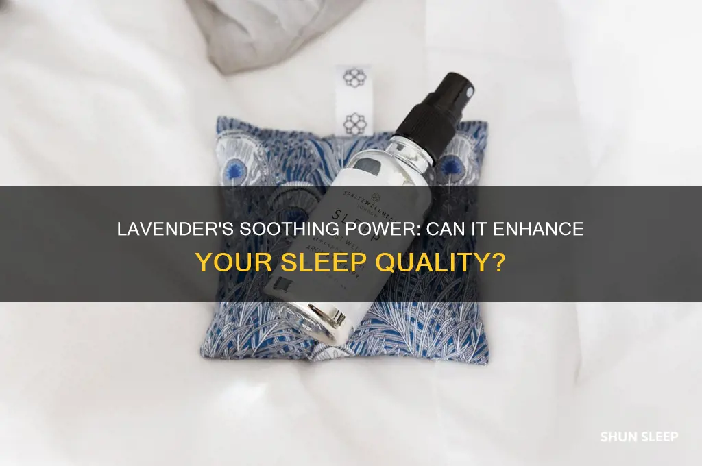 does lavander help you sleep