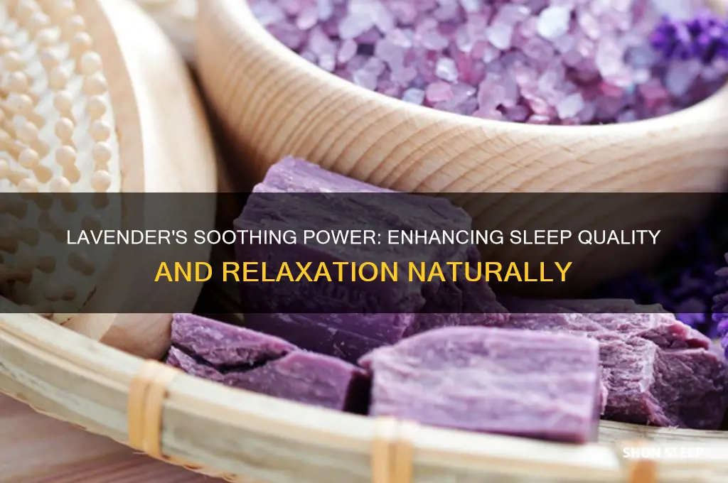 does lavendar help sleep