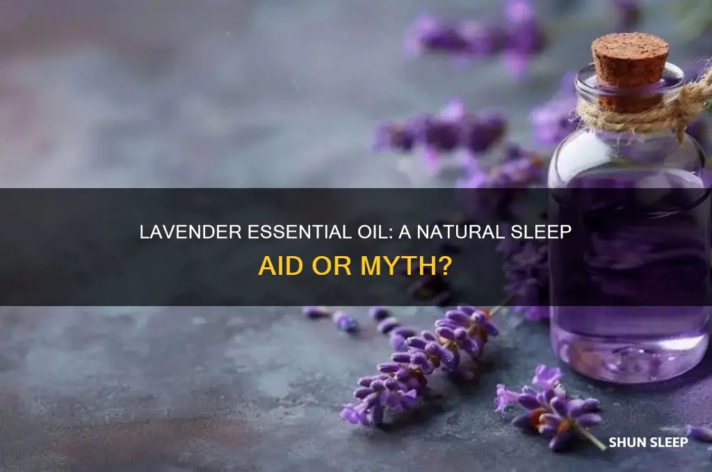 does lavender essential oil help you sleep