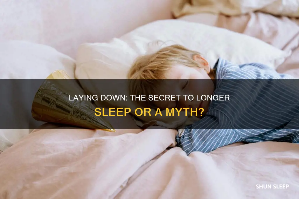 does laying down help you to sleep longer