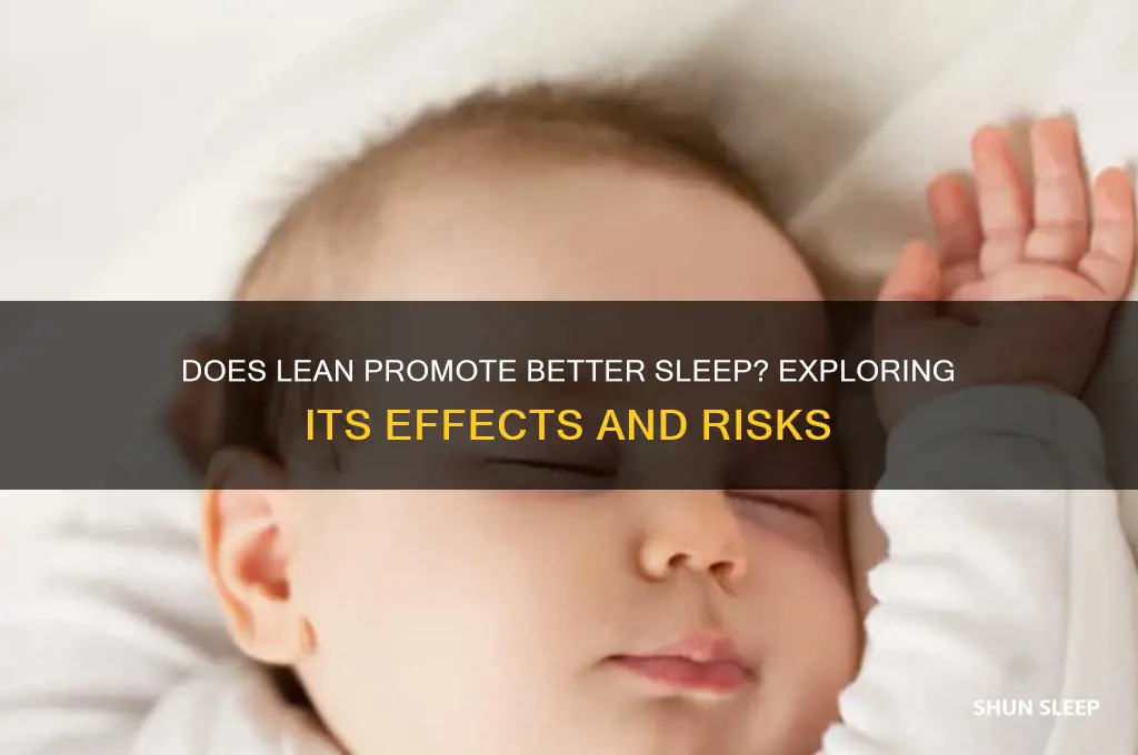 does lean help you sleep