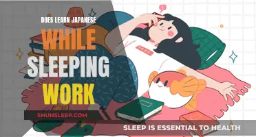 Can You Learn Japanese in Your Sleep?