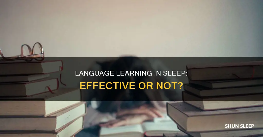 does learning a language while sleeping work