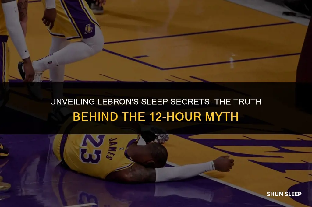 does lebron sleep 12 hours a day