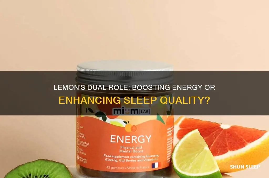 does lemon help sleep or energy