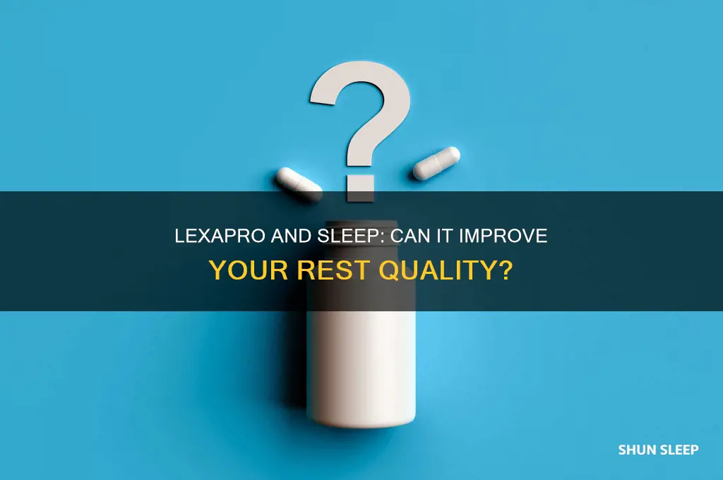 does lexapro help with sleep