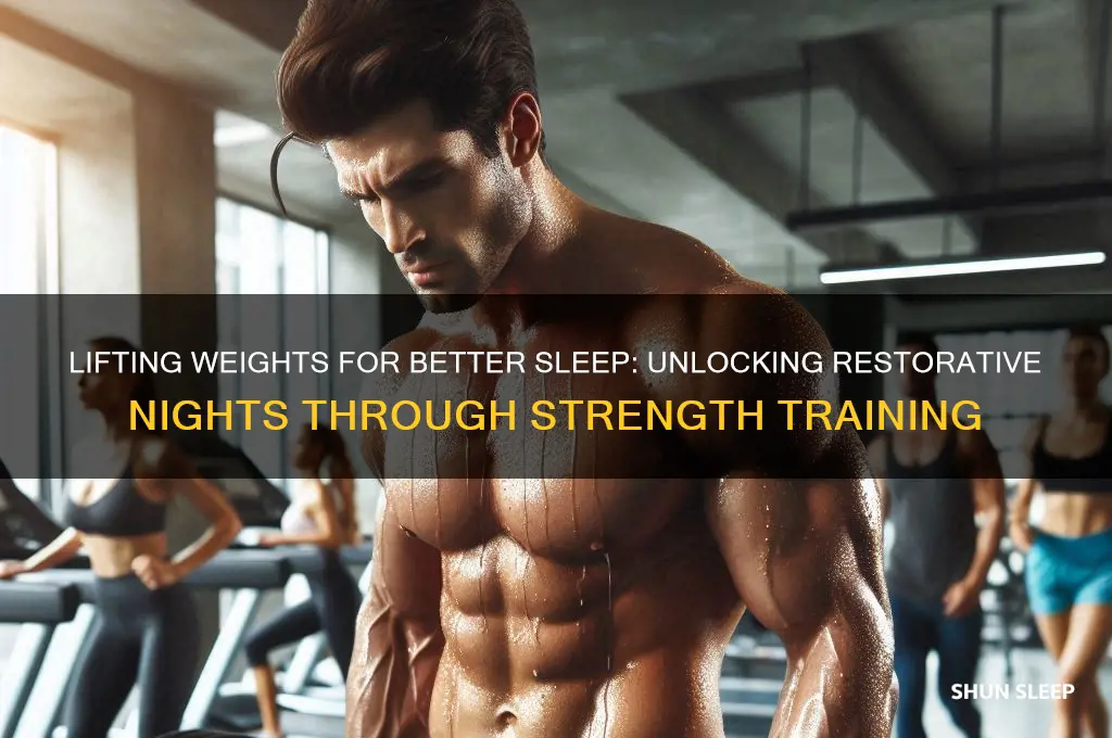 does lifting weights help sleep