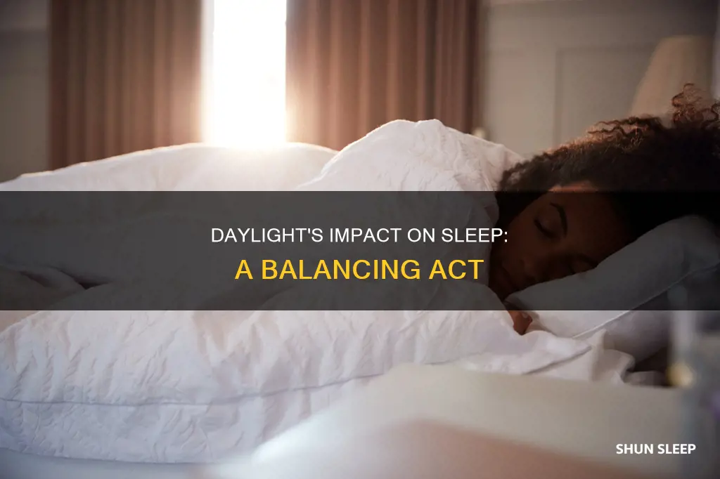does light during the day balance your sleep need