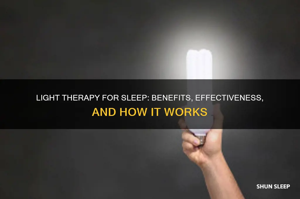 does light therapy help sleep