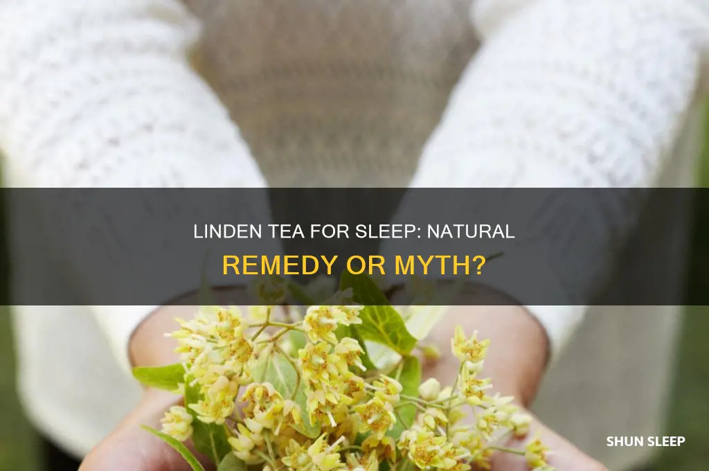does linden tea help you sleep