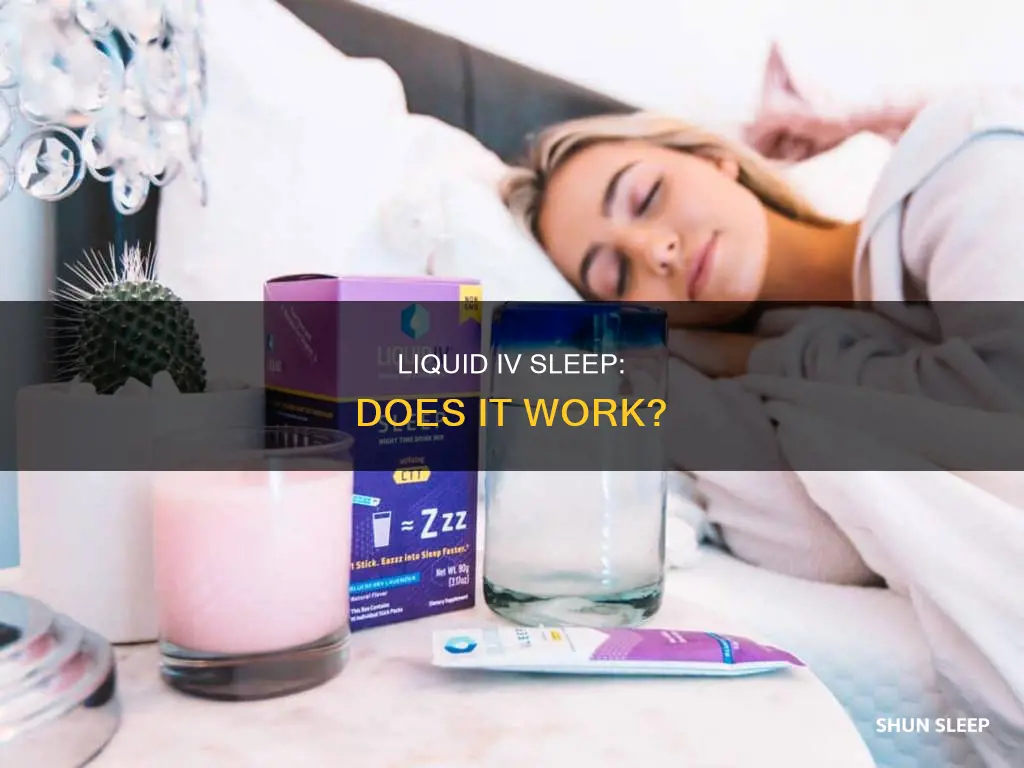 does liquid iv sleep work