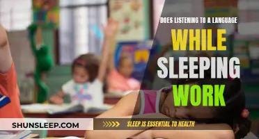 Language Learning While Sleeping: Does It Work?