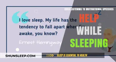 Motivational Speeches During Sleep: Boost or Distraction for Rest?