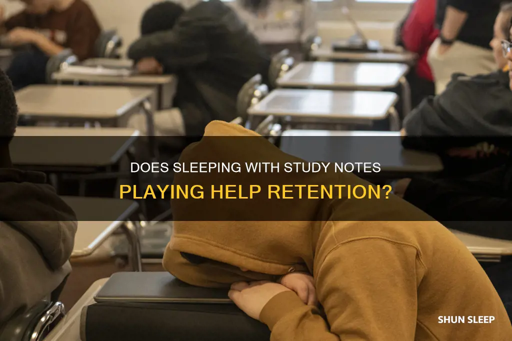 does listening to notes while sleeping work