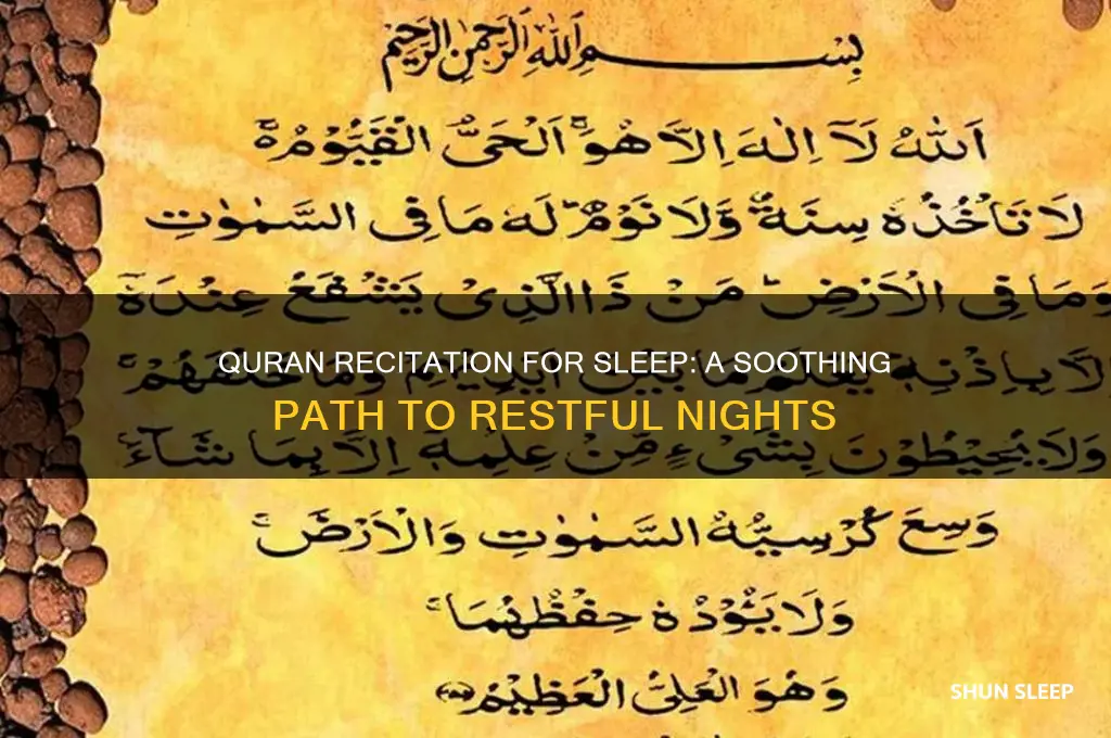 does listening to quran help you sleep