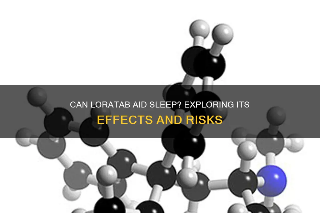 does loratab help u sleep