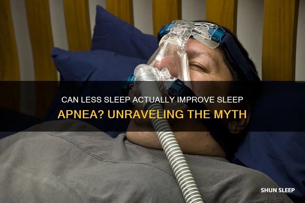 does losing sleep help with sleep apnea