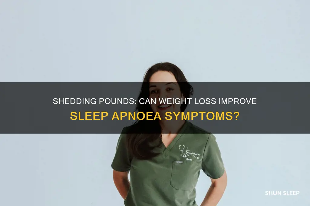 does losing weight help sleep apnoea