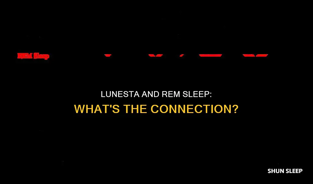 does lunesta allow rem sleep