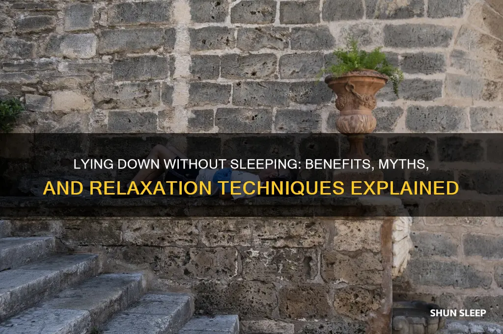 does lying down without sleeping help