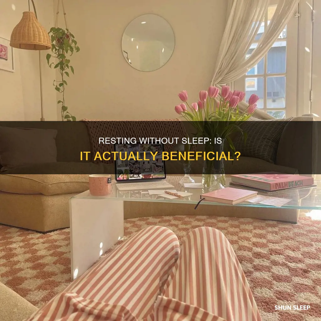 does lying down without sleeping restful