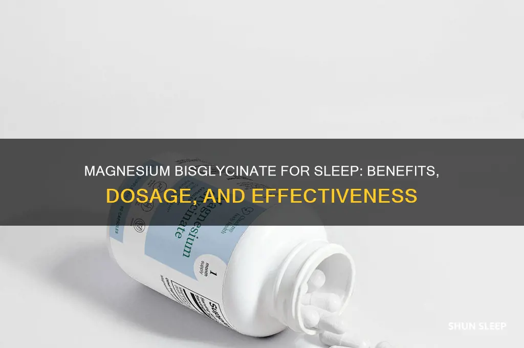 does magnesium bisglycinate help with sleep