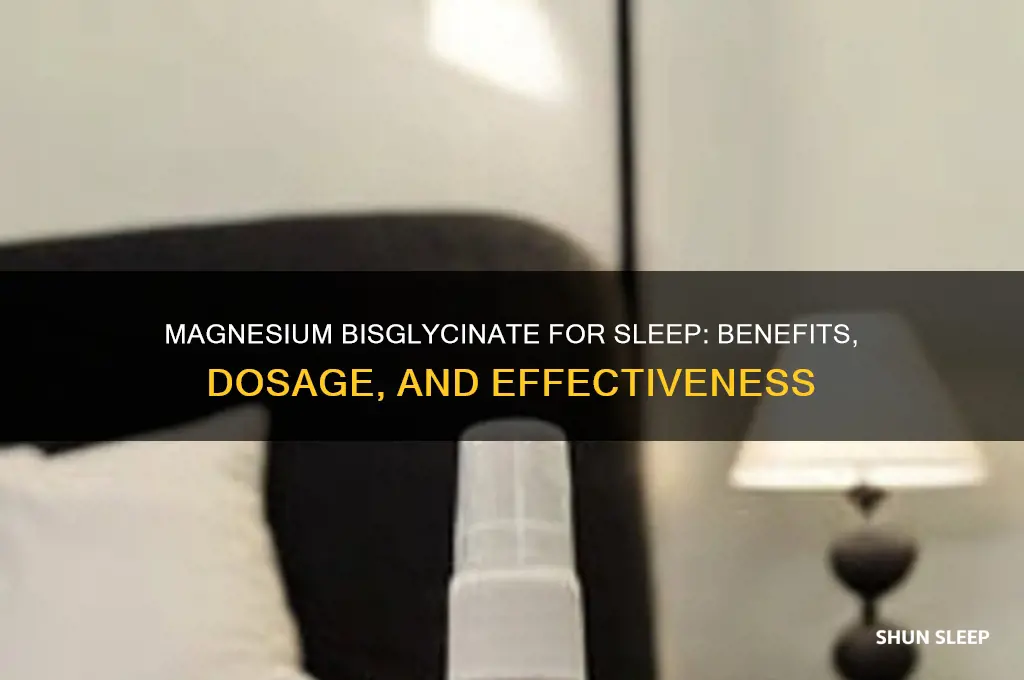 does magnesium bisglycinate help you sleep