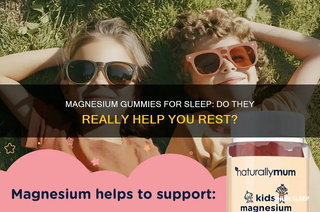does magnesium gummies help you sleep