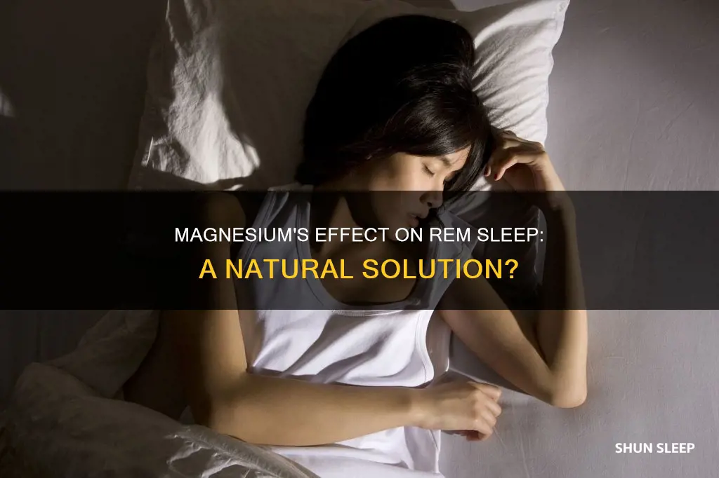 does magnesium increase rem sleep