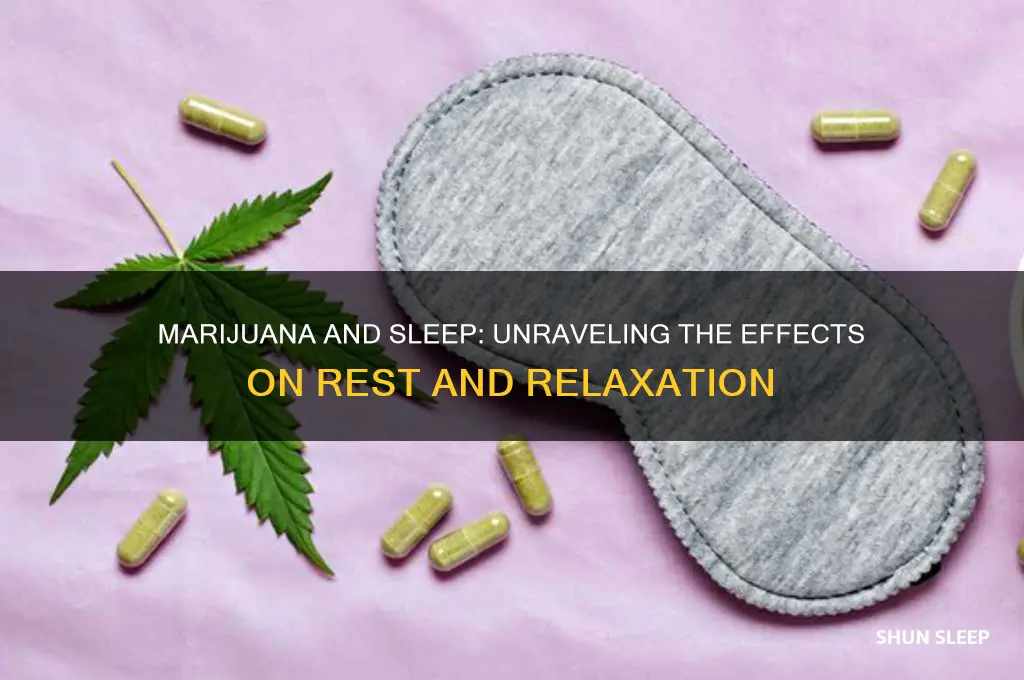 does marajuana help sleep