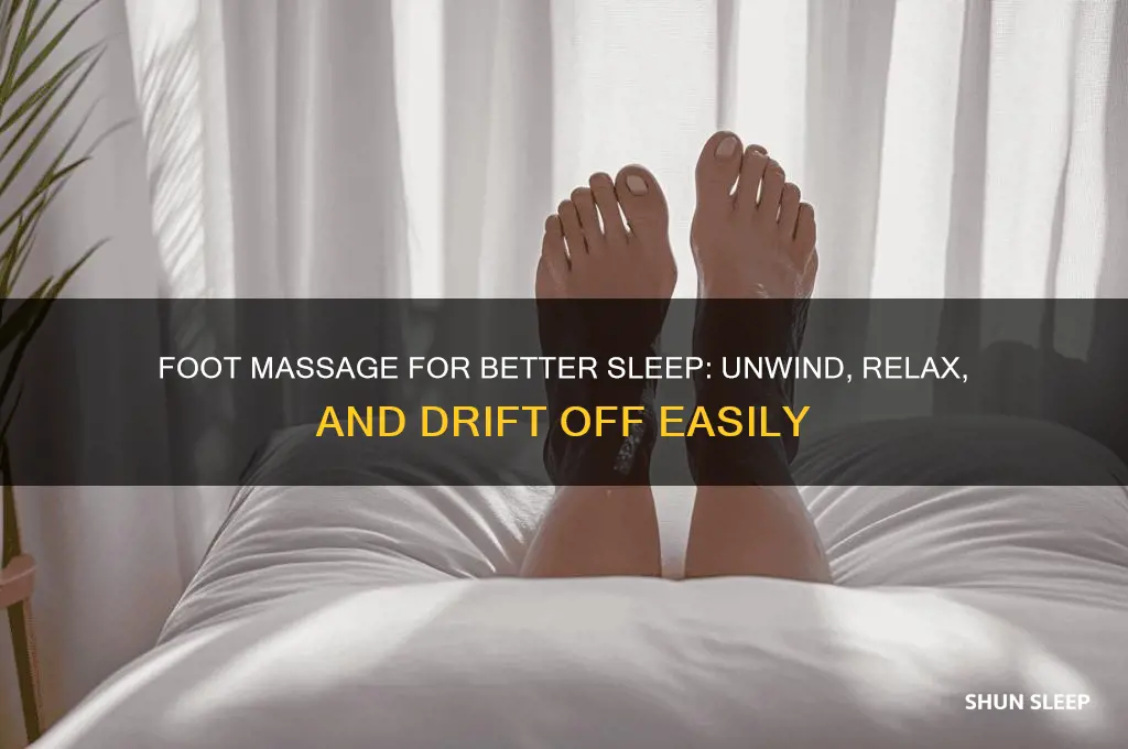 does massaging your feet help you sleep