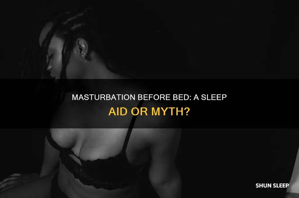 does masterbaton before bed help you sleep