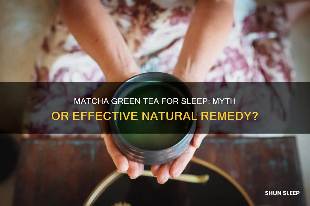 does matcha green tea help you sleep