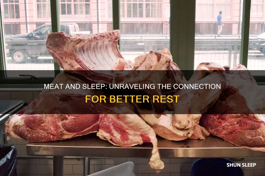 does meat help you sleep