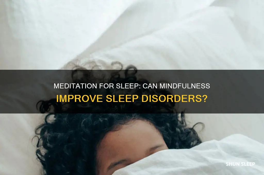 does meditation help sleep disorders